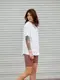 Футболка женская Vivioji oversized Perfect Белыйone size (12949)