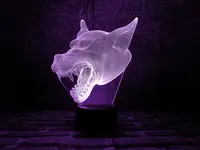 Сменная пластина для 3D светильников "Волк 3" 3DTOYSLAMP