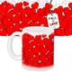 Кружка с принтом Full of love 330 мл (KR_L125)