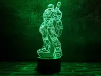 Детский ночник для мальчика "Железный человек 3" 3DTOYSLAMP