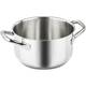 Кастрюля Barazzoni Chef line 163102024 24 см 4.5 л серебристая