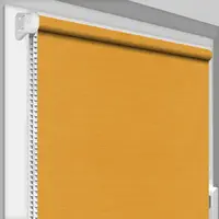 Рулонная штора Rolets Лён 1-852-2200 220x170 см открытого типа Оранжевая