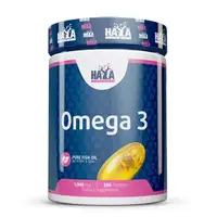Жирные кислоты Haya Labs Omega 3 1000 mg, 500 капсул