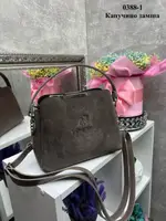 Капучино — три відділення - натуральний замш - стильна сумочка Lady Bags, два ремені в комплекті (0388-1)