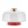 Тортовница Alessi Mattina 31 см красная
