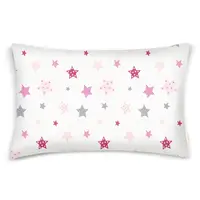 Подростковая постель с простыней на резинке PINK STARS CS1
