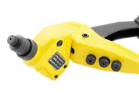 Пістолет для заклепок MASTERTOOL ПРОФІ, 280 мм, поворотний, CrMo. Black and Yellow (21-0702)
