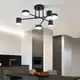 Люстра светодиодная потолочная LED светильник для квартиры на потолок лэд 26813 Черный 28х61х61 см.