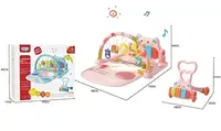 Игровой коврик Baby Home Textile 8-8 С ходунки-каталака подсветка проэкция с музыкальным пианино мягкая дуга с погремушками. Multicolor (157192)
