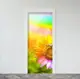 Виниловая 3Д наклейка на дверь (самоклеющаяся пленка ПВХ) 200 х 80 см