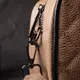 Кожаная женская сумка через плечо на одно отделение Vintage 22386 Бежевая