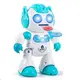 Робот на радиоуправлении "Dance Robot" Высота 23 см, свет, музыка, стреляет мягкими дисками, на батарейках. White and Blue (147872)