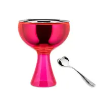 Пиала Alessi Big Love 250 мл для мороженого розовая