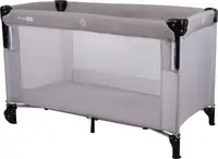 Ліжко-манеж дитяче FreeON Bedside з другим ярусом, grey