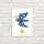 Постер в рамке Ukraine in my heart 15x21 см, A5 (WMT5_22U006_WH)
