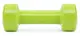 Гантель виниловая PowerPlay 4125 Achilles Green, 2*3 кг