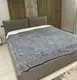 Плед Dushka Home Узор 20770 200х230 см серый с белым