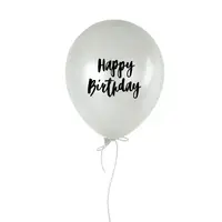 Шарик надувной "Happy birthday"