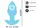 Анальна пробка з вібрацією Vibrating Mini Butt Plug Blue