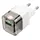 Адаптер сетевой HOCO Platinum dual-port C131A |1USB/1Type-C, 30W/3A, PD/QC|