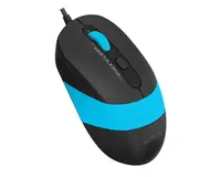 Миша комп'ютерна провідна A4Tech Fstyler FM10S Black/Blue синя