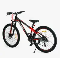 Велосипед Спортивний 26 дюймів Corso ULTRA UL-326 обладнання Shimano алюмінієва рама 13 дюймів 21 швидкість. Black and Orange (147914)