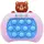 Электронная приставка Pop It консоль Quick Push Puzzle Game Fast 01-06-02(Violet) антистресс