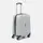 Чемодан маленький 4 колеса Ricco Grande T1ABS550silver-M