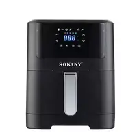 Аэрогриль-фритюрница Sokany электрическая 2000 Вт на 8 литров черная SK8043