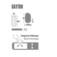 Надувний килимок High Peak Dayton 7.5 cm Dark Grey 41006
