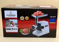 Электрическая мясорубка с Соковыжималкой Crownberg CB-4212 2500 Вт
