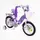 Детский двухколесный велосипед 14" дюймов Corso Nice NC-021 стальная рама 1 скорость. White and Violet (168678)