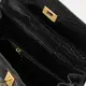 Женская кожаная сумка Borsa Leather K1EZE3167bl-black