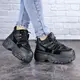 Сникеры женские Fashion Cujo 2121 39 размер 24,5 см Черный
