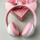 Беспроводные наушники Cat Ear RGB STN-28 (Розовый)