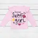 Футболка для девочки с длинным рукавом Sweet Girl