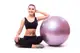 М'яч для фітнесу (фітбол) PowerPlay 4001 Ø65 cm Gymball  Ліловий + помпа