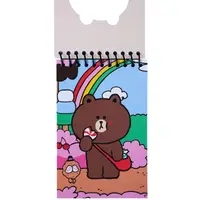 Блокнот з фігурною висічкою YES Line Friends Choco 152247 60 аркушів