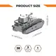 Коллекционная модель-конструктор Metal Time Leichttraktor Vs.Kfz.31 танк World of Tanks MT063