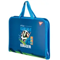 Папка-портфель на блискавці FC YES Football 492241 26х35х3 см