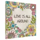 Картина на холсте Love is all around 50х50 см (H5050_LV061)