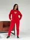 Теплый спортивный костюм AO5055 Красный L/XL