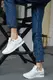 Женские кроссовки кожаные весна/осень белые Emirro 212 Casual White 41