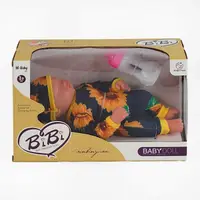 Пупс Baby Doll, 29 см, силиконовый, памперс, бутылочка. Multicolor (149102)