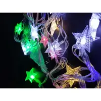 Гірлянда електрична "Зірочки" 20 шт 4 м LED кольорова, від мережі