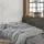 Постельное белье со льна Lotus Home - Karlin paloma серый евро