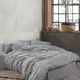 Постельное белье со льна Lotus Home - Karlin paloma серый евро