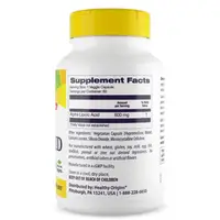 Натуральна добавка Healthy Origins Alpha Lipoic Acid 600 mg, 60 вегакапсул