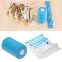 Вакууматор, Вакуумный упаковщик ручной для продуктов Vacuum Sealer Always Fresh в наборе 6 шт