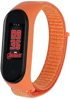 Ремінець Uwatch Replacement Nylon Strap for Mi Band 3/4/5 Orange